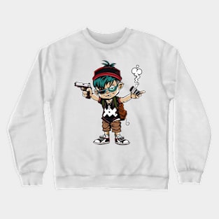 Thug life boy 01 Crewneck Sweatshirt